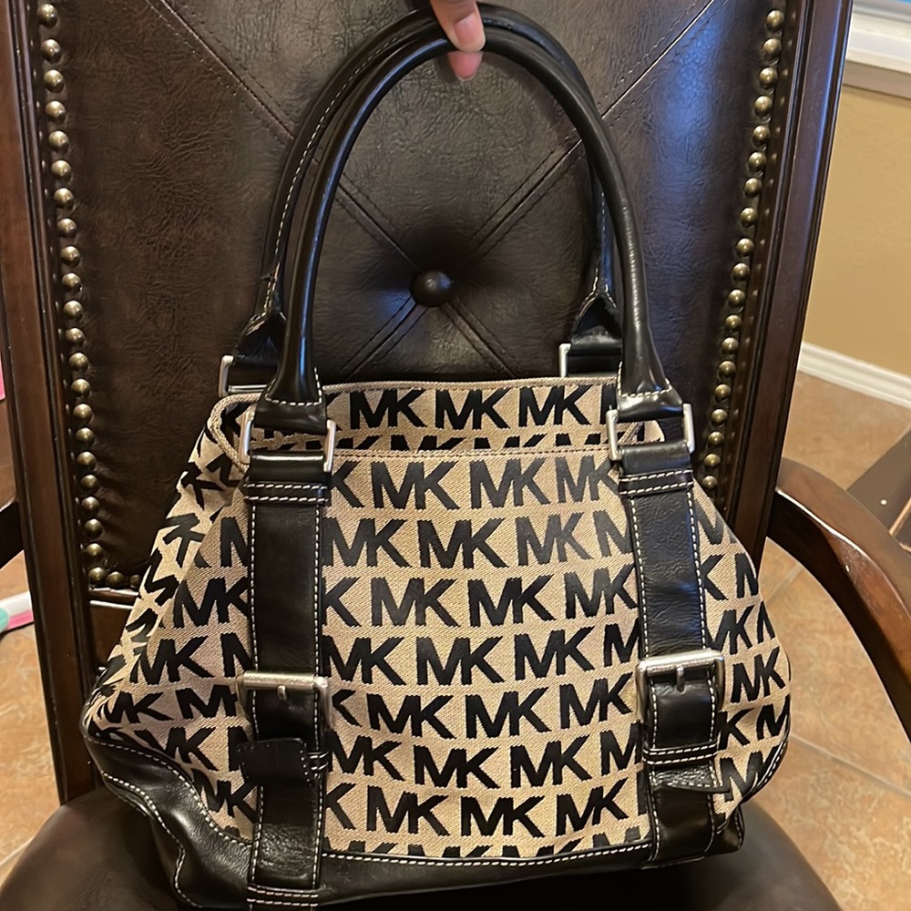 Black & Tan Michael Kors Tote Handbag